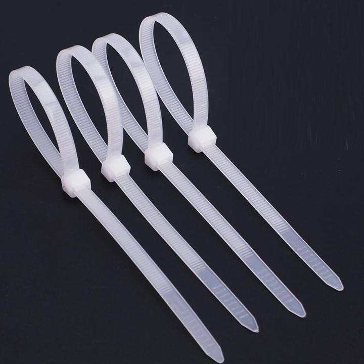 Immagine prodotto Techly Fascette Fermacavi Autobloccanti 370x3,6mm in Nylon 100pz Bianco (ISWT-36037) (370 mm, 100 pz.)
