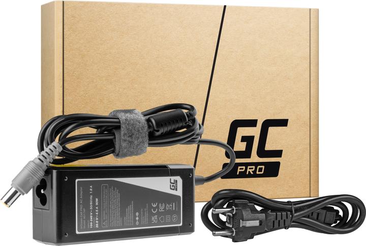 Actual product image GreenCell PRO Charger AC Adapter for Lenovo ThinkPad T410 T420 T510 T520 T530 T60 T61 R60 (90 W)