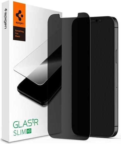 Actual product image Spigen Glass.TR Slim iPhone 14/13 Pro/13 Privacy AGL05211 szkło hartowane AGL03393 (1 Piece, Apple iPhone 13 Pro, Apple iPhone 13)