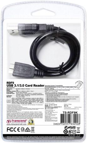 Image du produit Transcend Lecteur de carte TSRDF9K2 (USB 3.1)