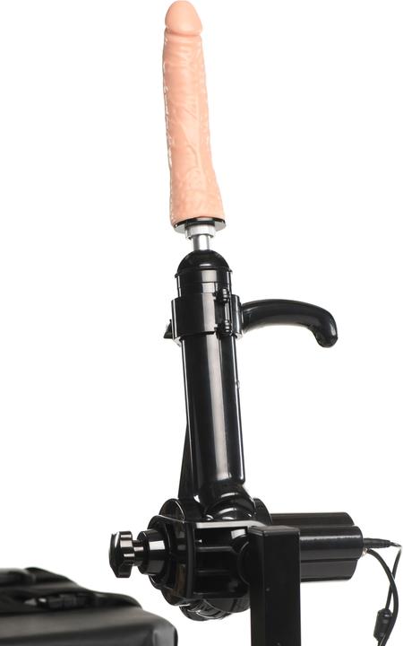 Produktbild Master Series XR Brands Gehorsamsbank mit Sexmaschine Schwarz