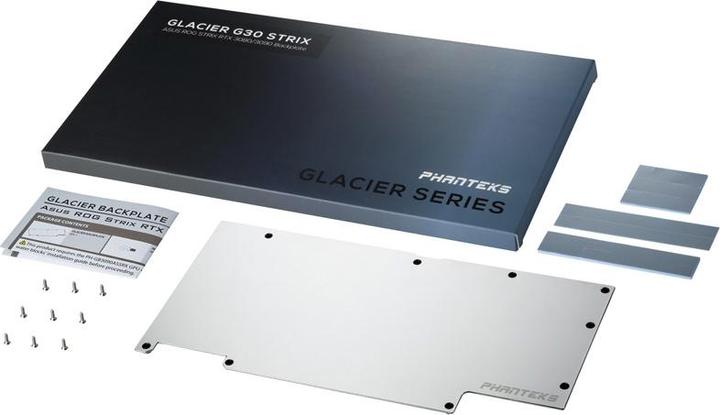 Actual product image Phanteks Glacier G30 Strix Backplate ASUS Strix RTX 3080/3090