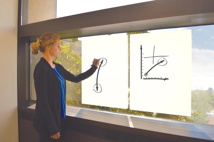 Actual product image Nobo Whiteboard Film Instant 1905158 clear, mobile