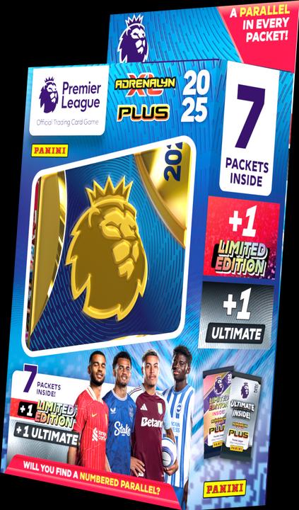 Immagine prodotto Panini - Adrenalyn XL: Premier League 24/25 PLUS - Mega Tin (PAN2438) (Pacchetto Booster)