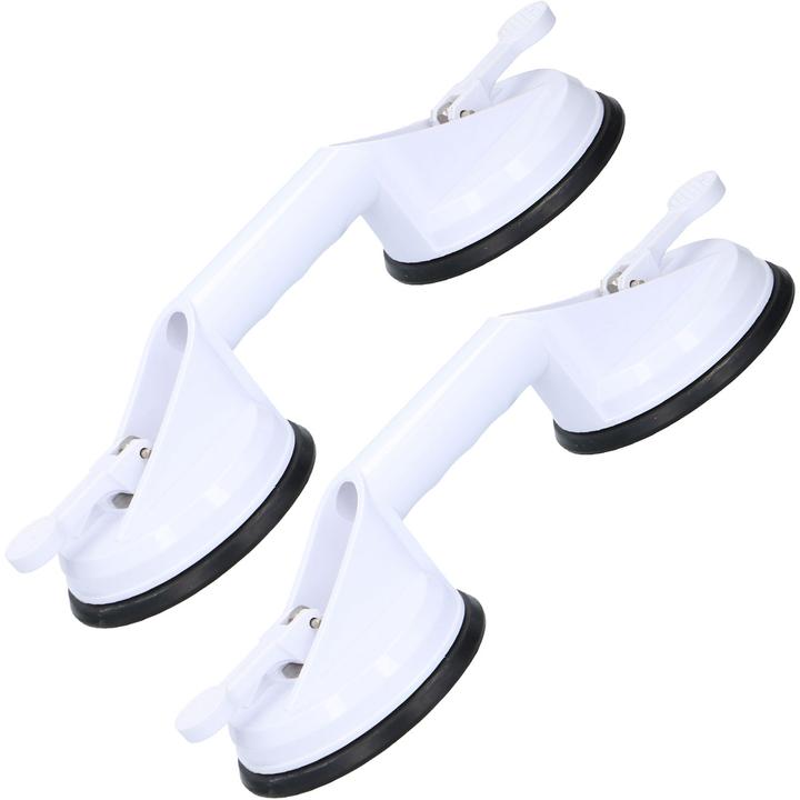 Produktbild Vivamore 2er-Set Haltegriff mit Saugnapf-Montage fÃ¼r Dusche, Toilette und Bad, 33 cm