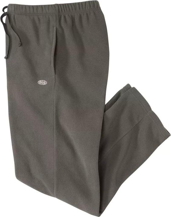 Actual product image Atlas For Men Mens Microfleece Elasticated Waist Jogging Bottoms (5XL)