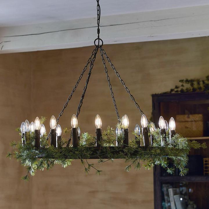 Image du produit Loberon Lustre Mahéru noir antique (E14)