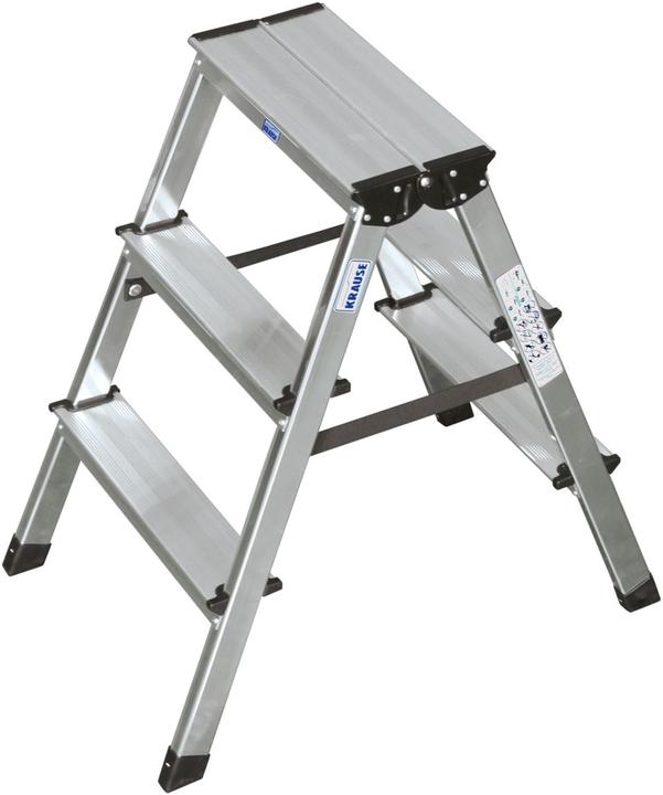 Productafbeelding Krause Aluminium dubbele trapladder (Trapladder, 75 cm)