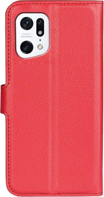 Actual product image MU Classic Litchi Leather Bookcover Series (Oppo Find X5)
