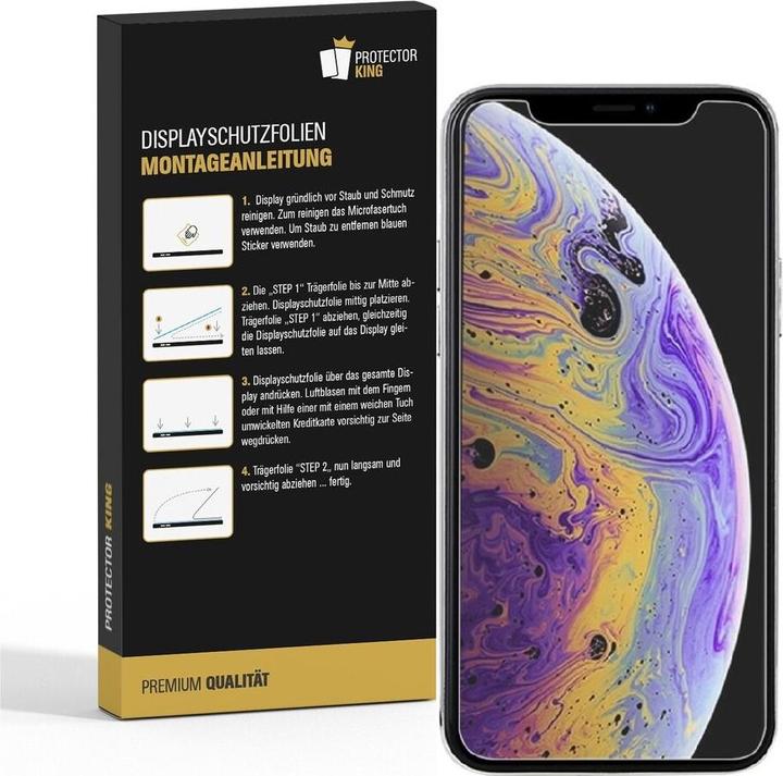 Actual product image Protectorking 3x premium matt anti-reflective screen protector (1 Piece, Apple iPhone XS)