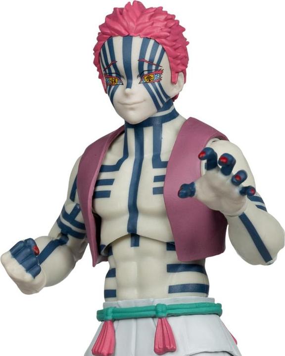 Actual product image McFarlane Demon Slayer: Kimetsu no Yaiba action figure Akaza 18 cm