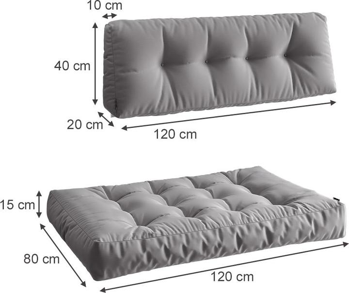 Actual product image Vicco Ohio (120 x 15 x 80 cm)