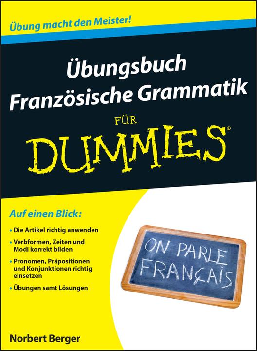 Image du produit Übungsbuch Französische Grammatik für Dummies (Allemand, Norbert Berger, 2014)