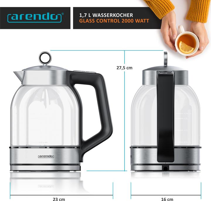 Produktbild Arendo Wasserkocher (1.70 l)