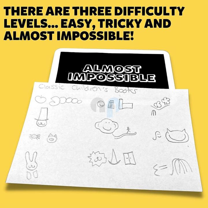 Actual product image Gamely SIX SECOND SCRIBBLES - The fastest Drawing Game in the World (Probablay) (English)