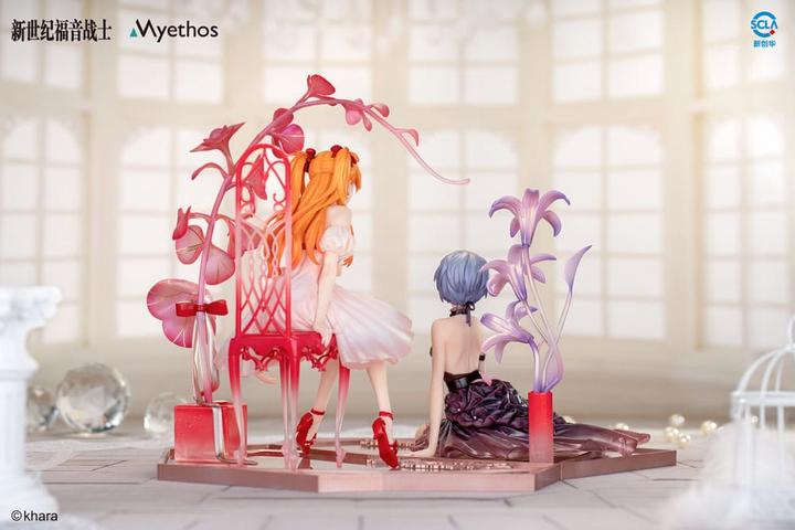 Actual product image Myethos Evangelion Rei Ayanami & Asuka Shikinami Langley: Whisper of Flower