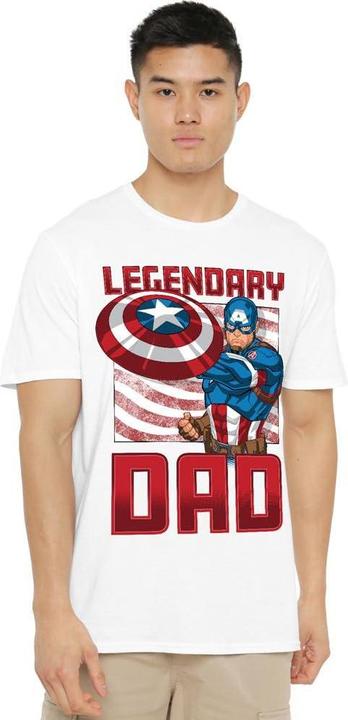Produktbild Captain America Legendary Dad TShirt (3XL)