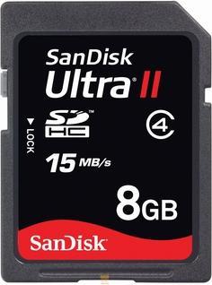 Produktbild SanDisk Ultra II SDHC Card 8GB (8 GB, SDHC, SD)