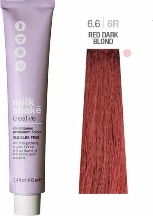 Produktbild Milk_Shake Vopsea permanenta Creative 6.66R, Blond Inchis Rosu, 100ml (Blond Inchis Rosu, 6.66R)