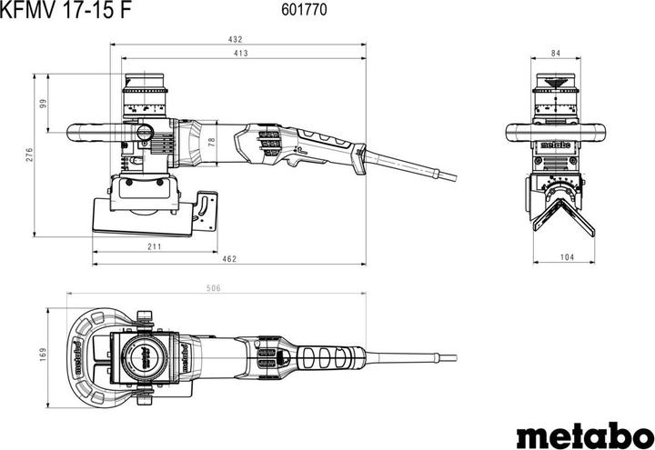 Image du produit Metabo KFMV 17-15 F