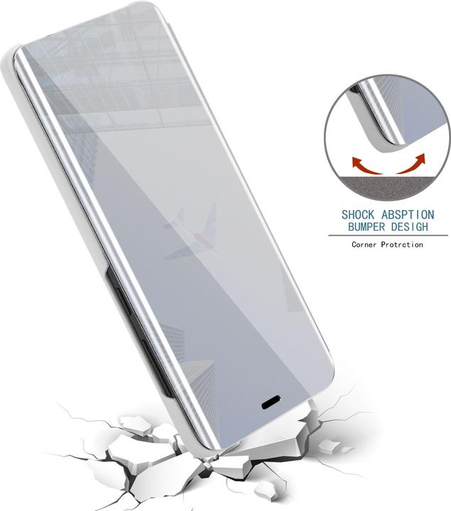 Actual product image Cadorabo Book Smart View Mirror Cover (Google Pixel 3a XL)