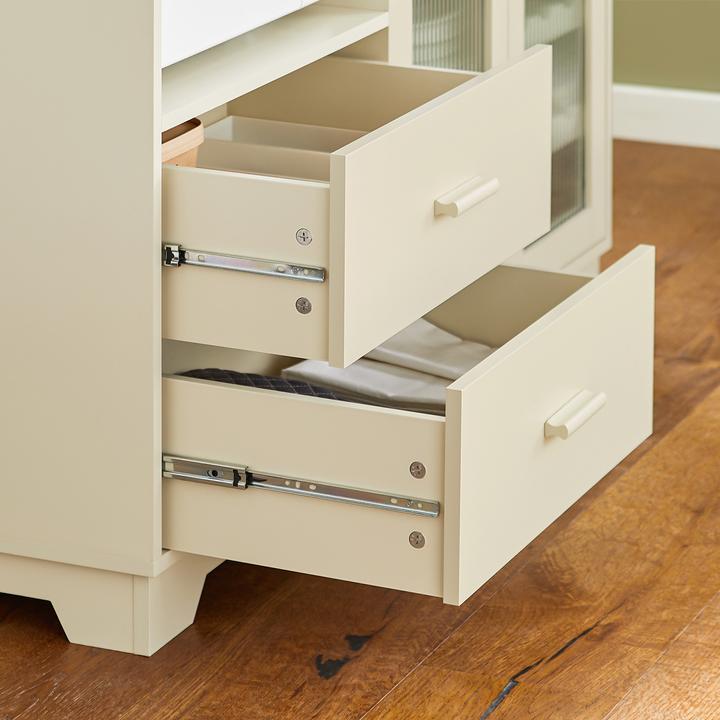 Actual product image SoBuy Sideboard with 2 glass doors (120 x 40 x 90 cm)
