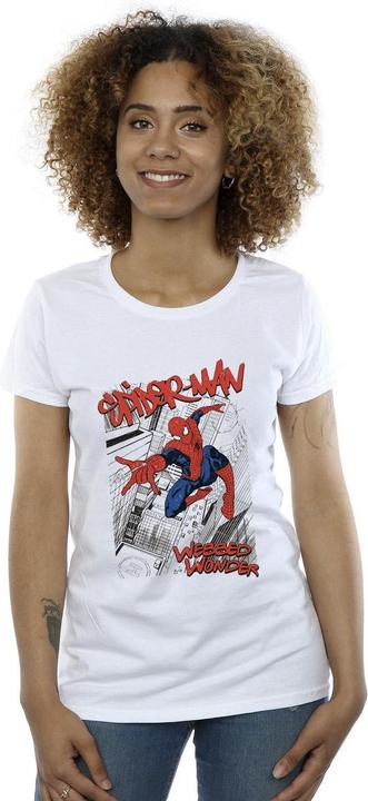 Immagine prodotto Spider-Man Sketch City Maglietta Donna (M)