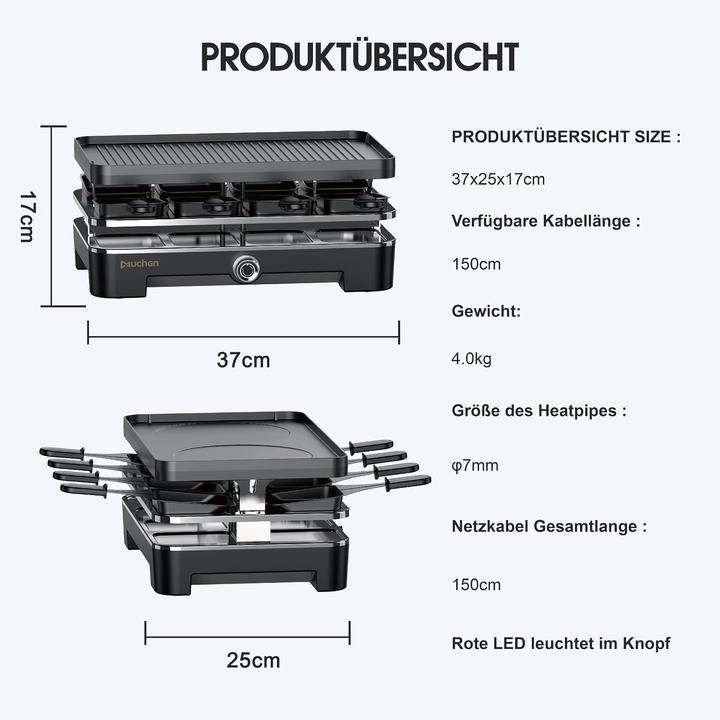 Produktbild Muchen Raclette-Grill
