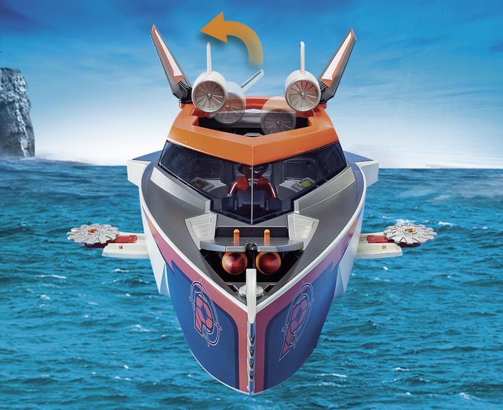 Actual product image Playmobil Spy Team Turboship (70002)