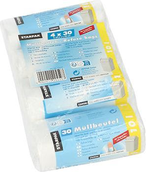 Immagine prodotto Papstar Fodere per cestini in HDPE, 10 litri, trasparenti Dimensioni: 420 x 395 mm, spessore 10 my, in film (120 x, 10 l)