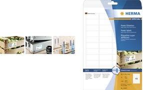 Actual product image Herma Power labels A4
