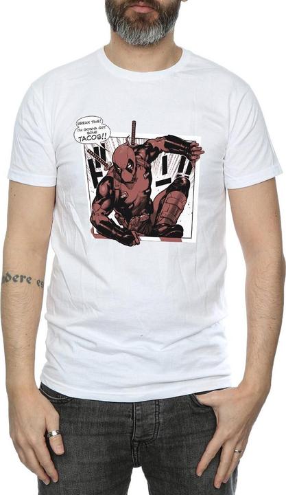 Immagine prodotto Deadpool Breaktime Tacos Maglietta Uomo (XXL)