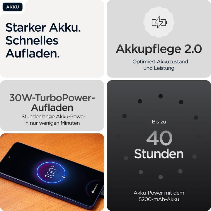 Immagine prodotto Motorola Moto G56 (256 GB, Ostrica nera, 6.72", Doppia SIM, 50 Mpx, 5G)