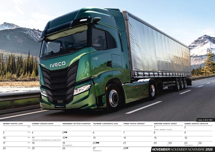 Produktbild Trucks 2025 - LKWs - Lastkraftwagen (Harter Einband, Deutsch)