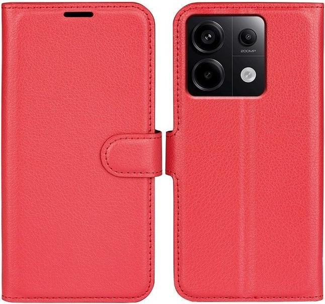 Actual product image MU Classic Litchi Leather Bookcover Series (Xiaomi Redmi Note 13 Pro 5G)