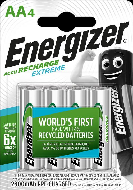 Energizer Ricarica Estrema (4 pz., AA, 2300 mAh)