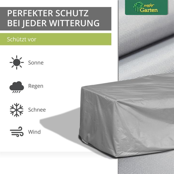 Actual product image Mehr Garten Protect lounge groups L-shape asymmetrical