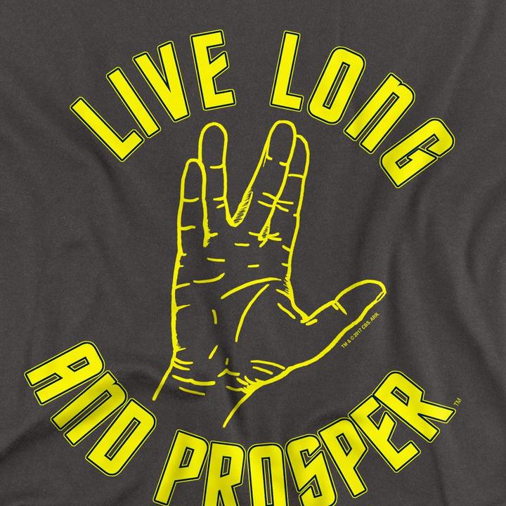 Actual product image Unisex Adult Live Long Hand T-Shirt (L)