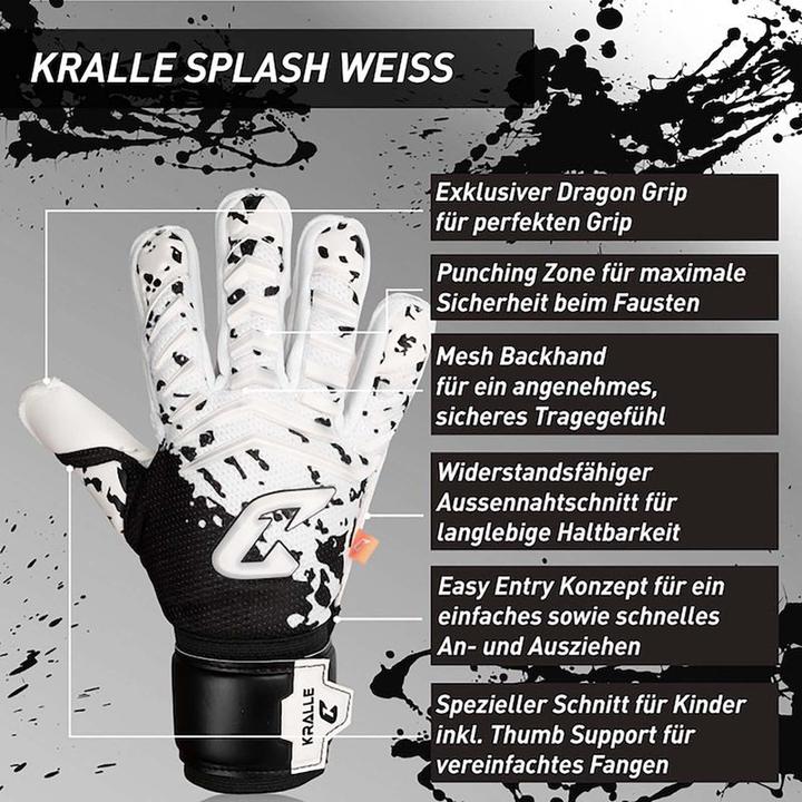 Image du produit Catch & Keep Gants de football enfants Gants de goal Gants de gardien de but Gants de gardien de but (6)