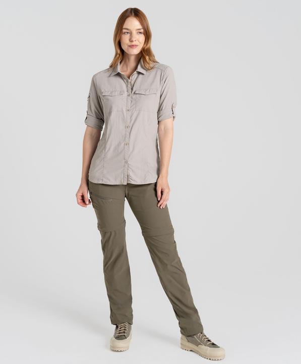 Actual product image Craghoppers Women's Nosilife Adventure Langarm Bluse III (14, L)