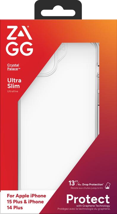 Image du produit Zagg Cases Crystal Palace (Apple iPhone 14 Plus, Apple iPhone 15 Plus)