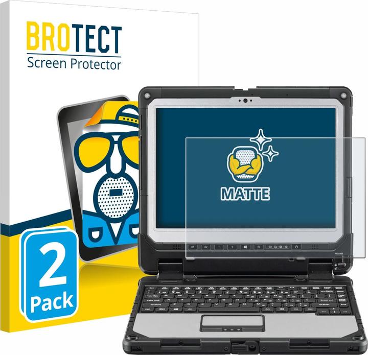 Actual product image BROTECT Anti-glare screen protector matt (2 Piece, Toughbook CF-33)