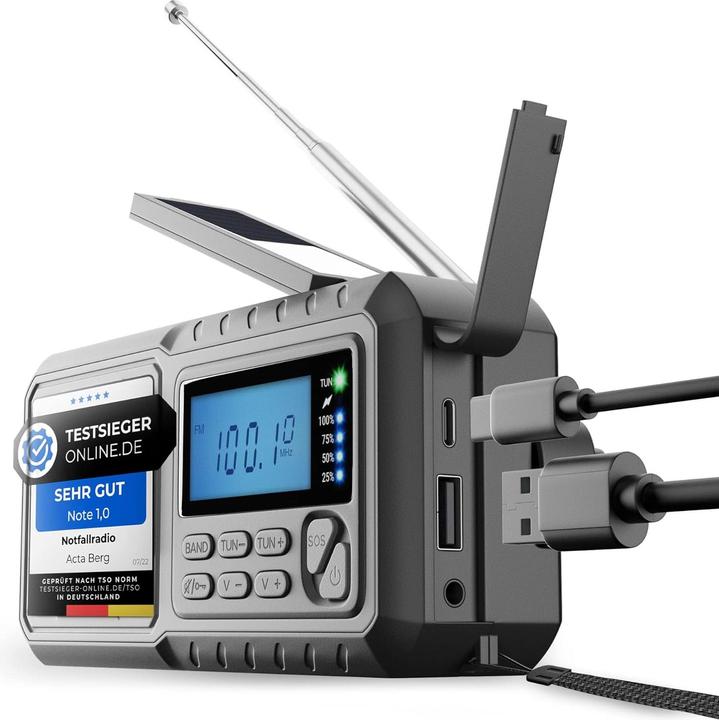 Acta Berg Radio à manivelle (FM, AM, Fréquence radio (RF))