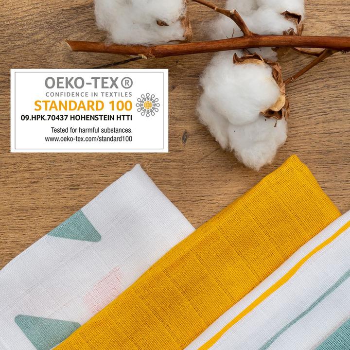 Produktbild La Loona LaLoona Mullwindeln & Mulltücher Mullwindeln / Mulltücher / Spucktücher OEKO-TEX® 3er (70 cm, 70 cm)