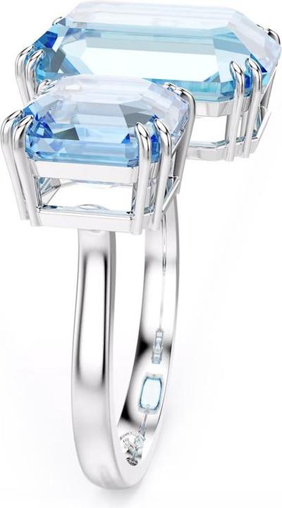 Image du produit Swarovski Millenia Bague ouverte taille octogonale bleue (58)