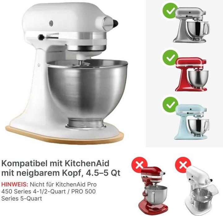 Immagine prodotto Hermex Tavola di scorrimento alternativa per KitchenAid