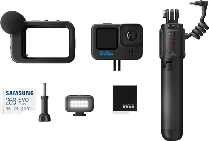 GoPro HERO12 Black Creator Edition (inkl. 256 GB MicroSDXC-Karte) (60p, Bluetooth, WLAN)