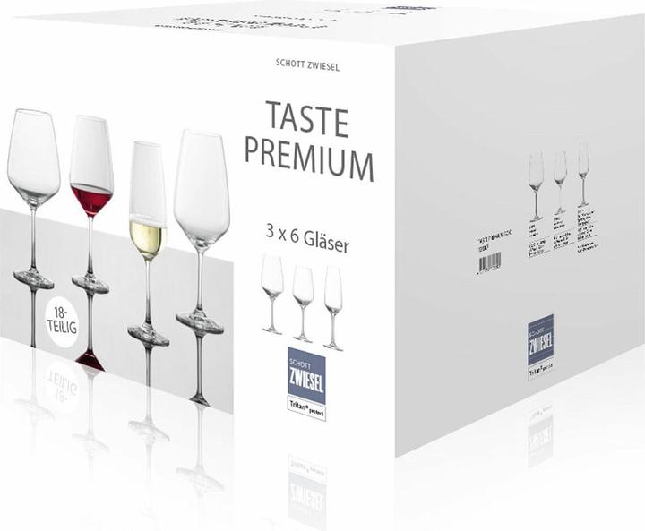 Image du produit Schott Zwiesel Bouton (49.70 cl, 18 Verres, Verres à vin blanc, Flûtes à champagne, Verres à vin rouge)