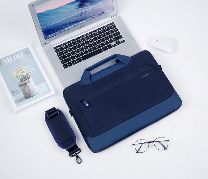Immagine prodotto Okade Borsa per MacBook / laptop, 15,4 pollici, T62, blu (15.40")