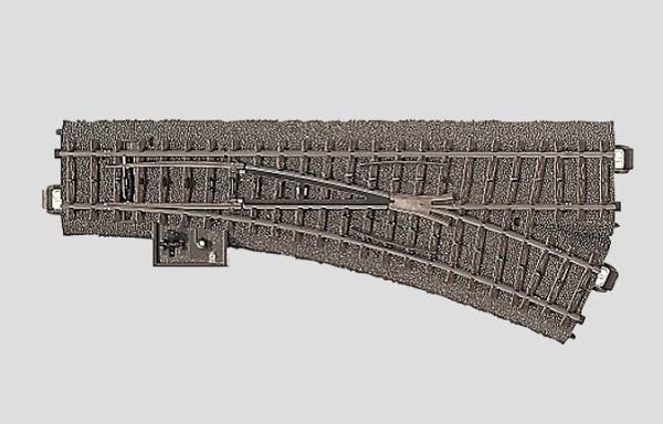 Actual product image Märklin H0 C-track (with ballast) 24612 (Track H0)